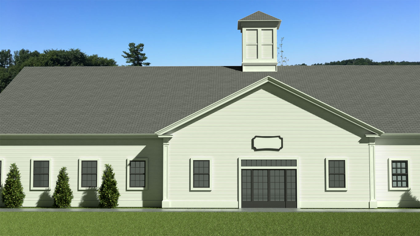 TCE3D Rendering: Pittsford Greek Revival